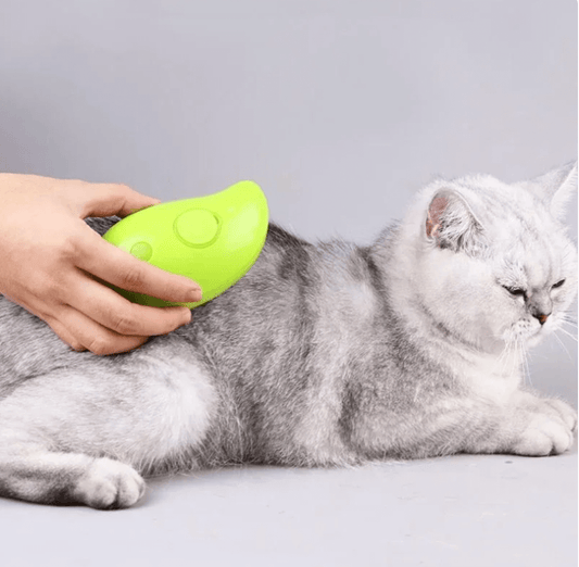 Pet Steam Brush 3 in 1 Electric Spray Cat Hair Brushes for Massage Pet Grooming | Tsuki