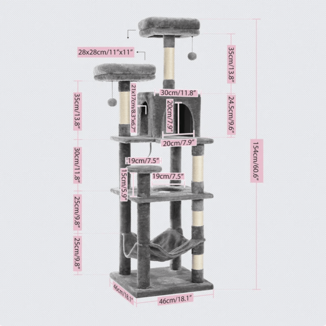 Multi-Level Cat Tree Tower (Large)| Tsuki