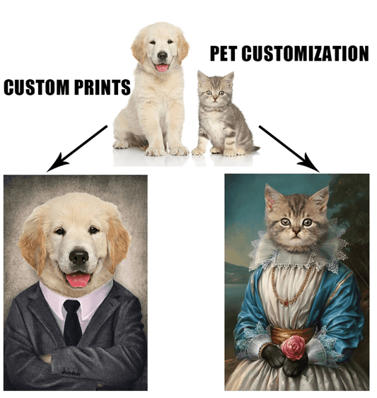 Customized Pet Oil Portrait (Style No.1 - 12)| Tsuki