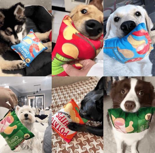 Dog Crisps Bite-resistant Sounding Paper Toys | Tsuki