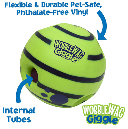 Wobble Wag Giggle Glow Ball Pet Toys | Tsuki