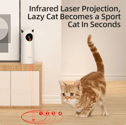 Interactive Smart Teasing Pet LED Laser Pet Toys | Tsuki