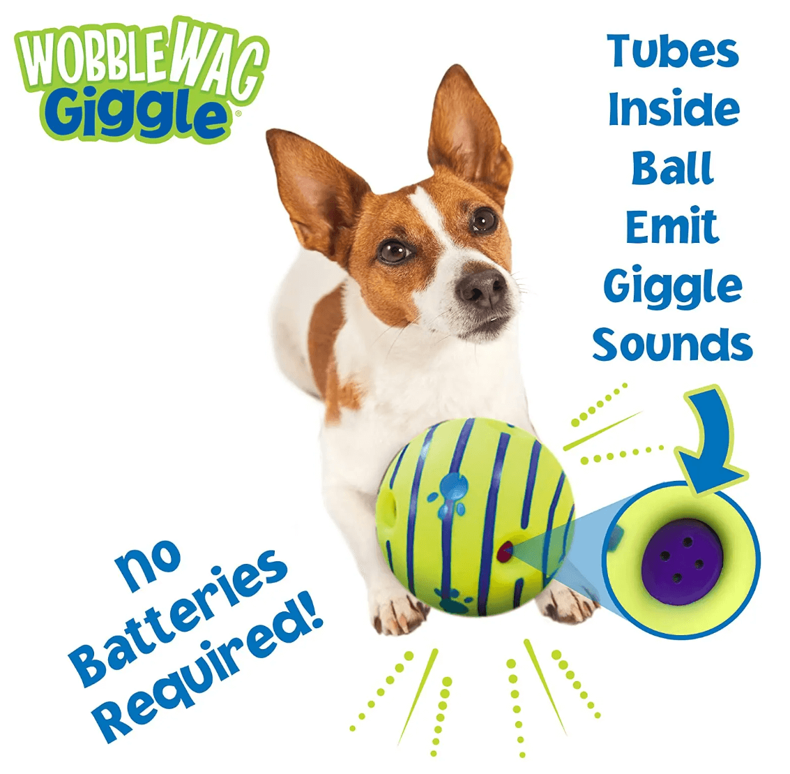 Wobble Wag Giggle Glow Ball Pet Toys | Tsuki