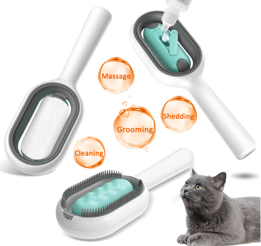 4 In 1 Pet Grooming Brush Cleaning Massage Remover Comb | Tsuki