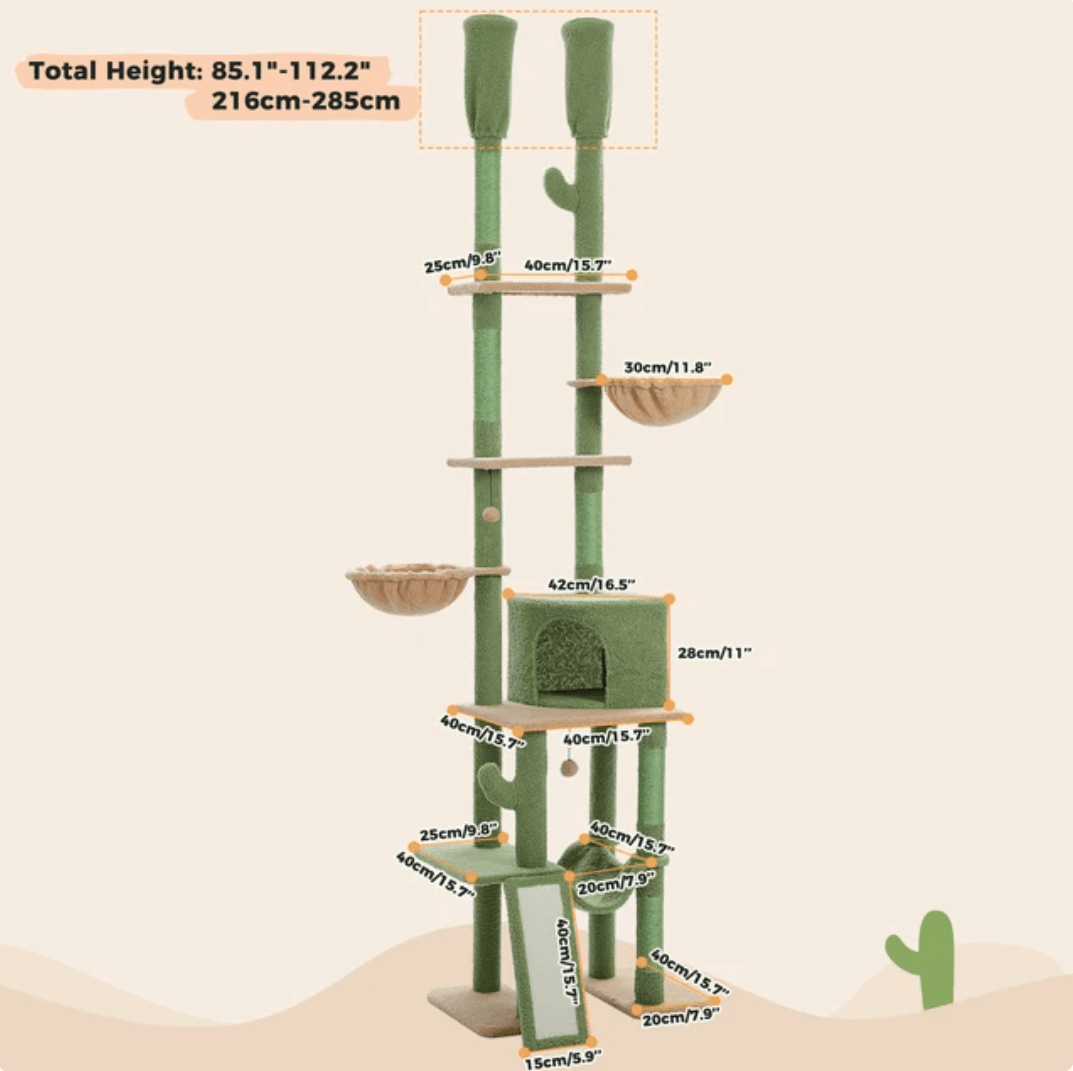 Multi-Level Cat Tree Tower (Large)| Tsuki